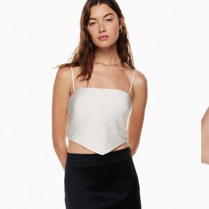 Aritzia - Sunday Best - Adjustable Satin Top